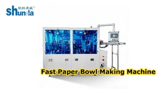 PC servas de la producción rápida 110 de la máquina del cuenco de papel/min