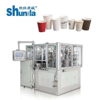 White High Speed Compact Automatic Cup Making Machine
