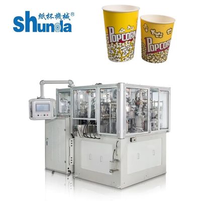 Calidad 46HZ de salida de comida caliente de eliminación de la taza de té máquina de hacer tazas de papel fábrica