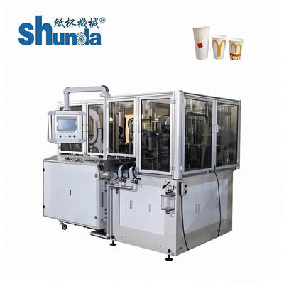 125gsm PE Paper Tea Cup Making Machine 130-180 Pcs/Min Speed
