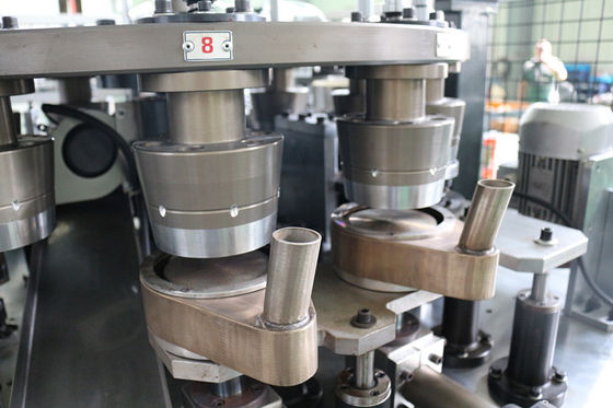 Double Turnplate Paper Tea Cup Making Machine 0.4m³  / Min 0.5MPA