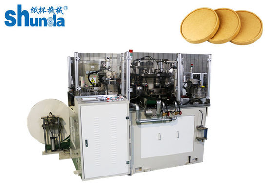 Calidad La tapa de papel de alta velocidad automática que formaba la máquina con Pe/Pla cubrió el papel para la taza de café fábrica
