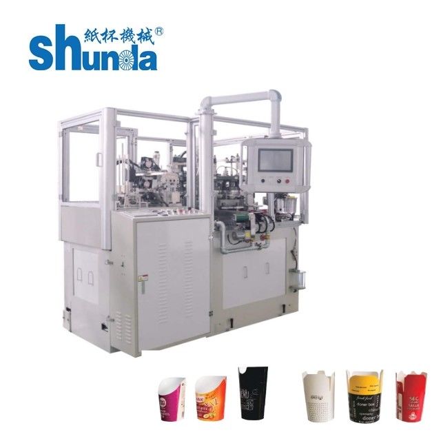 Automatic Disposable Paper Food Container Making Machine 70-80 Pcs/Min