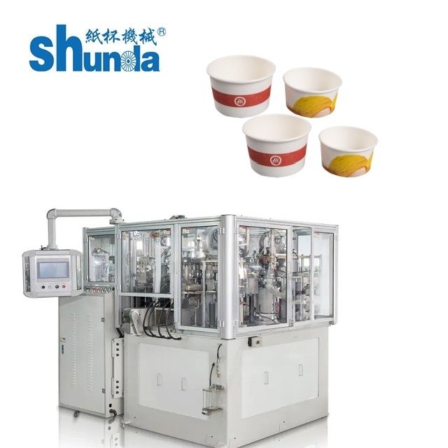 3600 Kg fully Automatic making Paper Cup Machine With Customized Colors And SMD-90