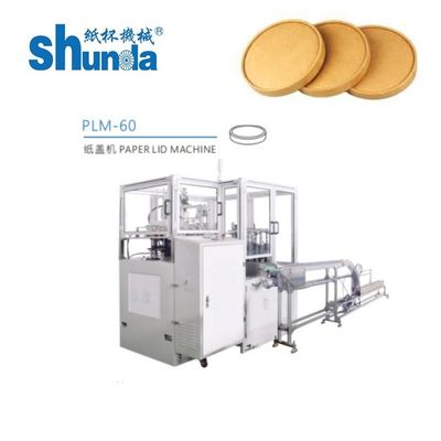 Tapa de papel automática llena que forma la máquina para los cuencos de papel, tapa de papel que hace la máquina