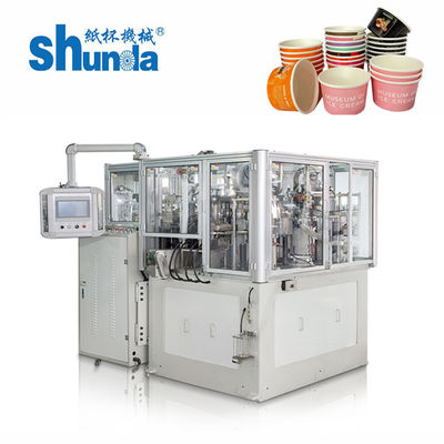 Máquina de alta velocidad de la taza de papel, taza caliente de papel de alta velocidad automática de Shunda que forma la tecnología de Taiwán de la máquina con mejores ventas en los E.E.U.U.