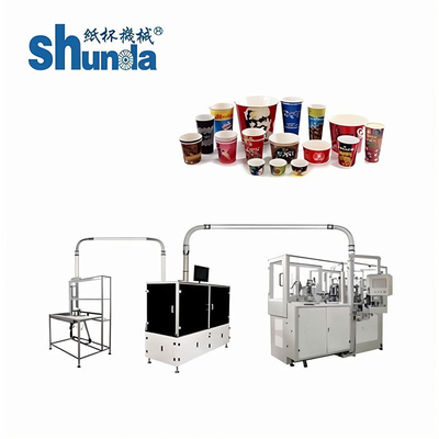 Máquina automática de la taza de papel, la mejor taza de papel de calidad del akr formando la máquina 2-32oz caliente y bebidas del frío