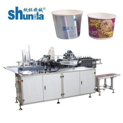Equipo de contenedores de papel rentable 2000pcs/Hr Máquina de flanges