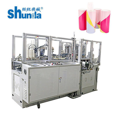 Pared recta inteligente automática alrededor del envase de papel del tubo que forma haciendo la máquina con el sistema del aire caliente